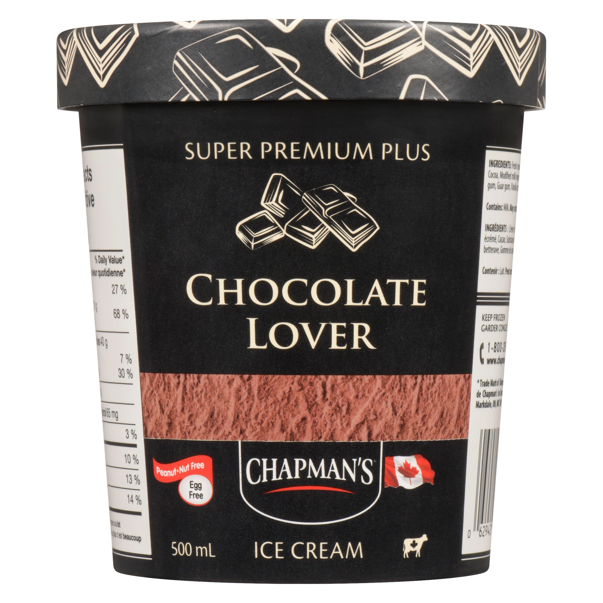 Chapmans Super Premium Plus Chocolate Lover Ice Cream 500 Ml Giant Tiger 