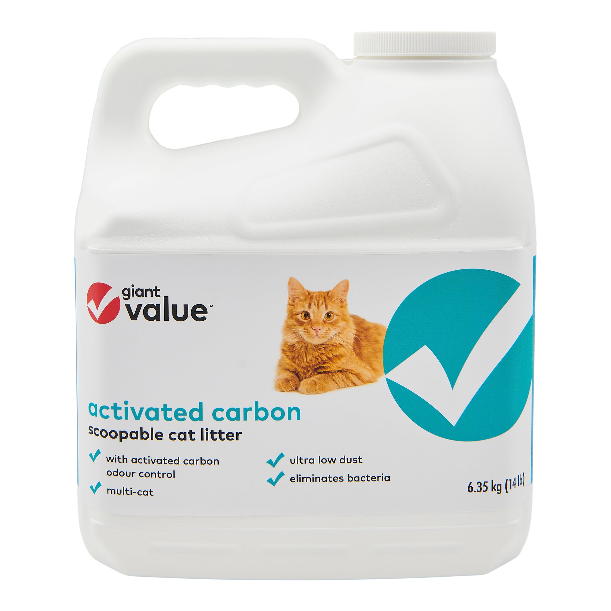 Activated carbon outlet cat litter