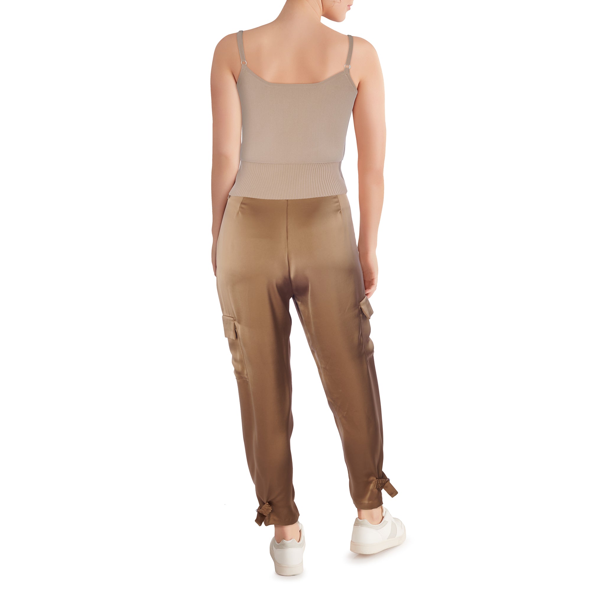 Limited Collection Women's Modern Age Satin Cargo Pants