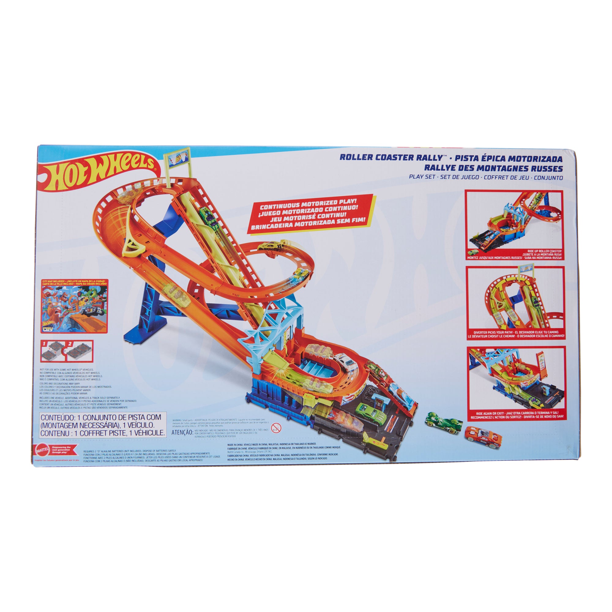 Hot Wheels City Roller Coaster Rally Playset Giant Tiger