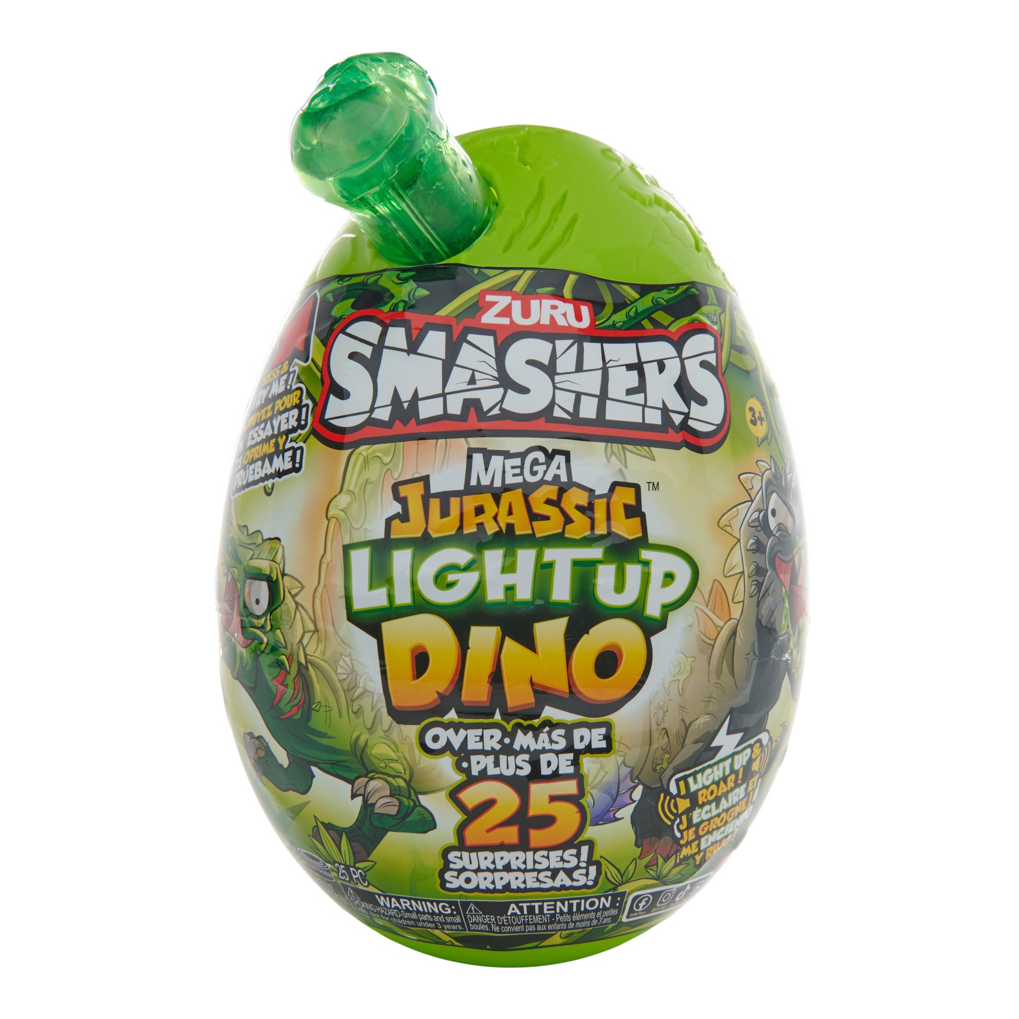 Smashers Mega Light Up Dino to SMASH - Squirrel Stampede