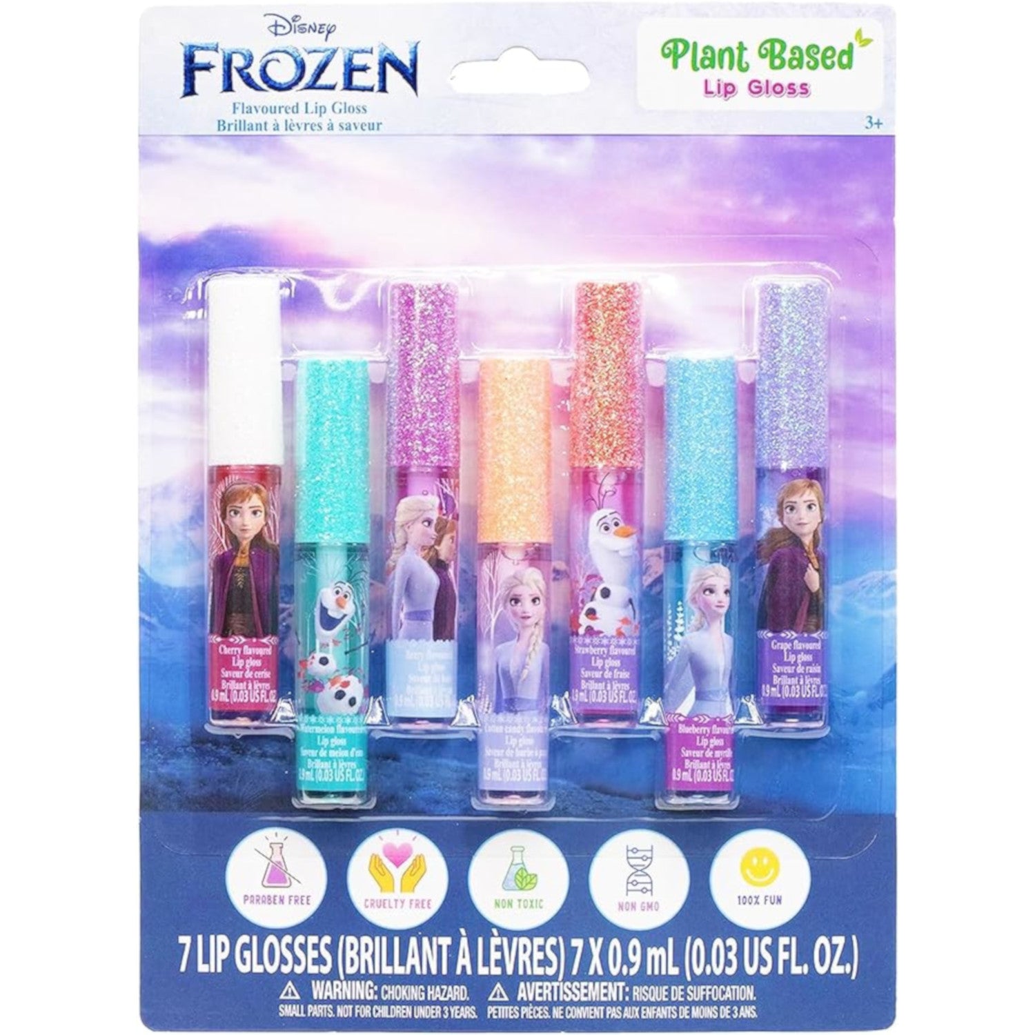 Disney Frozen Lip Gloss Set 7 Piece Giant Tiger