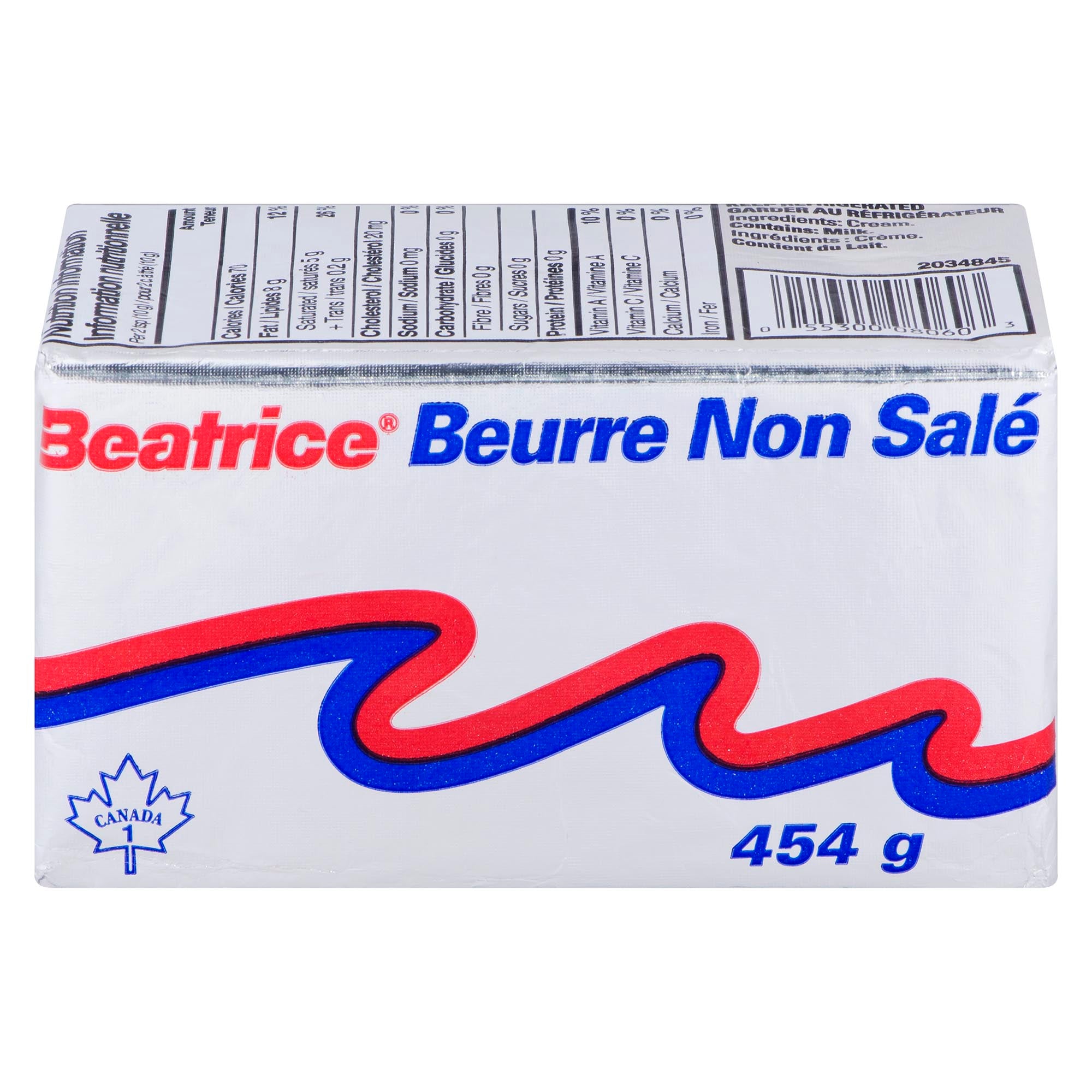 Beatrice Unsalted Butter 454 g