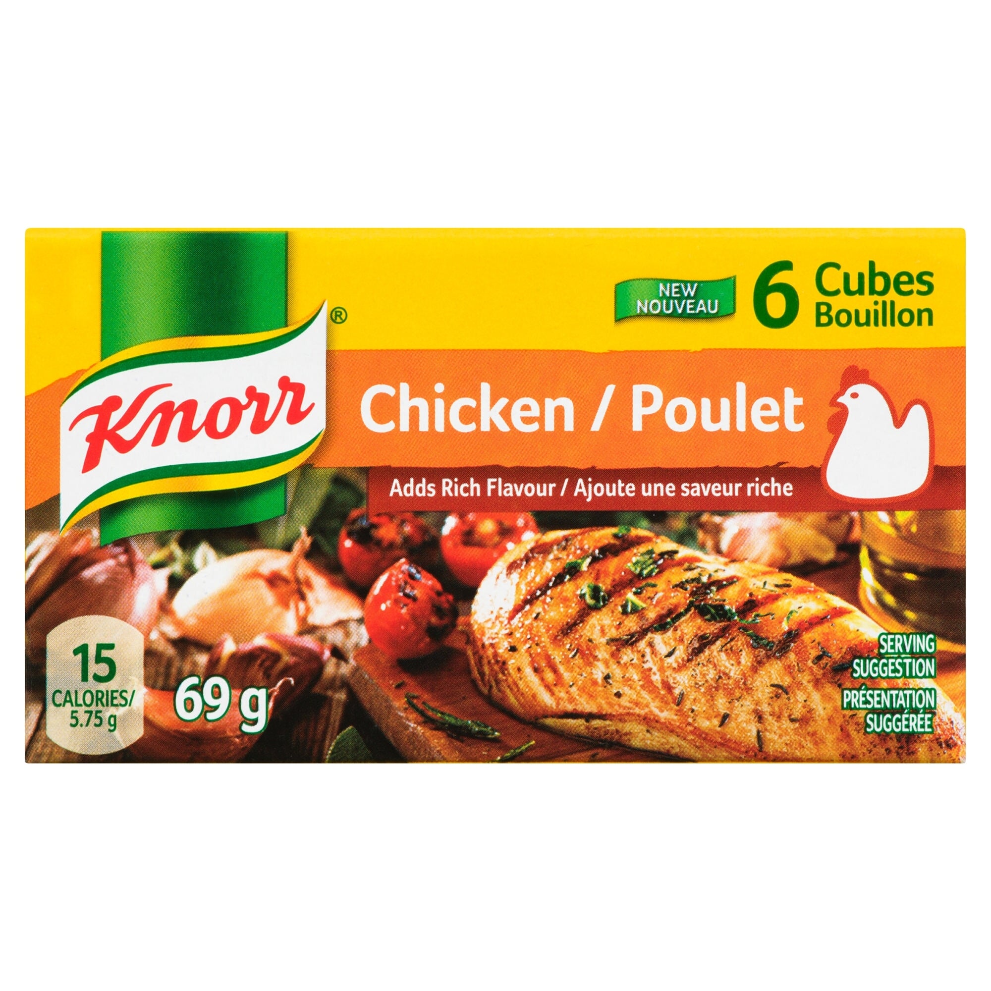 Knorr Chicken Bouillon Cubes 6pk. - 69g