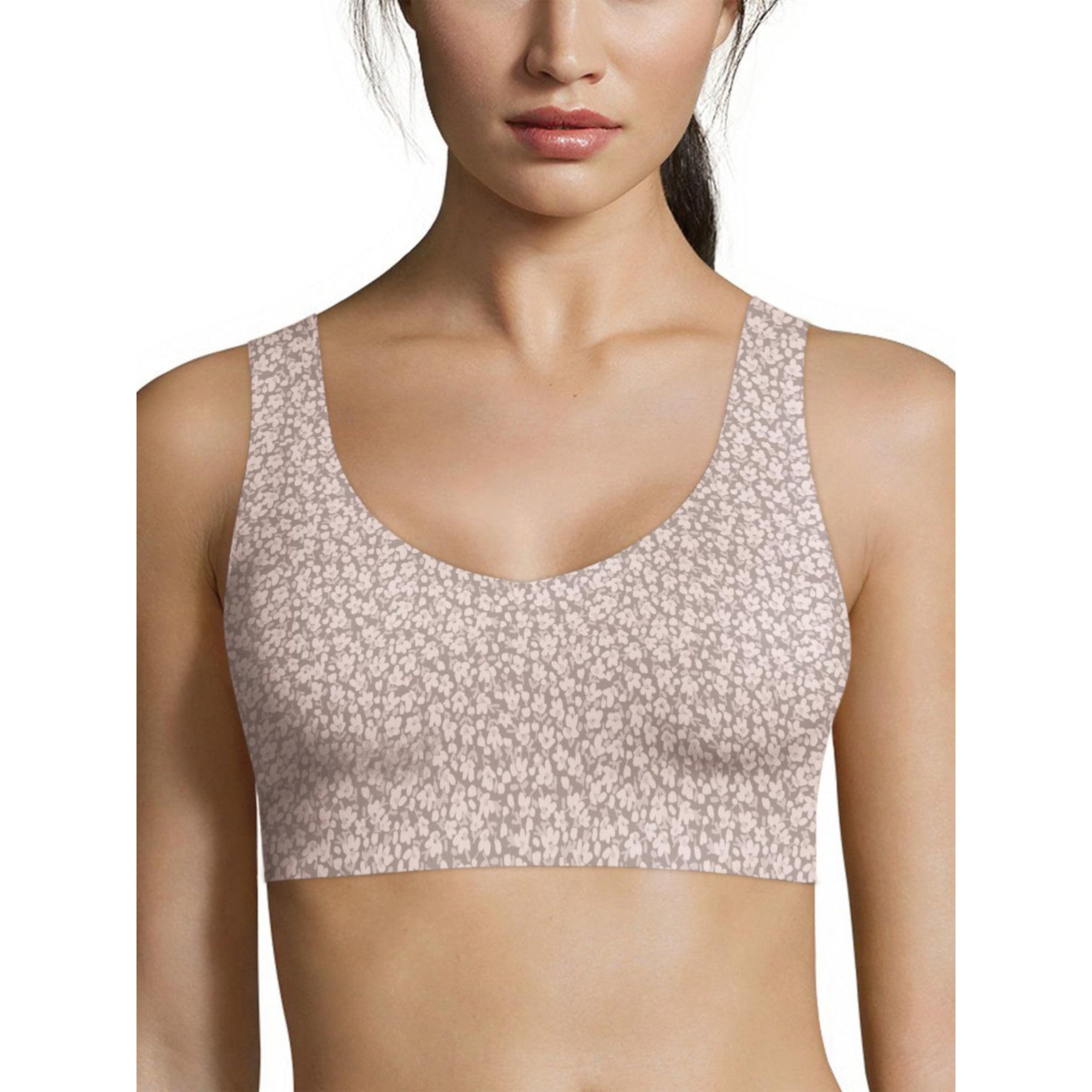 Seamless Printed Padded T-shirt Bra With Free Transparent  Straps-6572-assorted Print, 6572