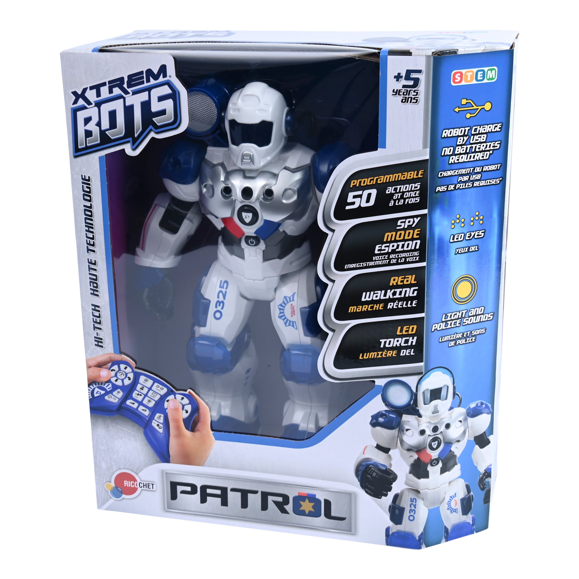 Xtrem Bots - Patrol, Robot Enfant 5 Ans Et Plus