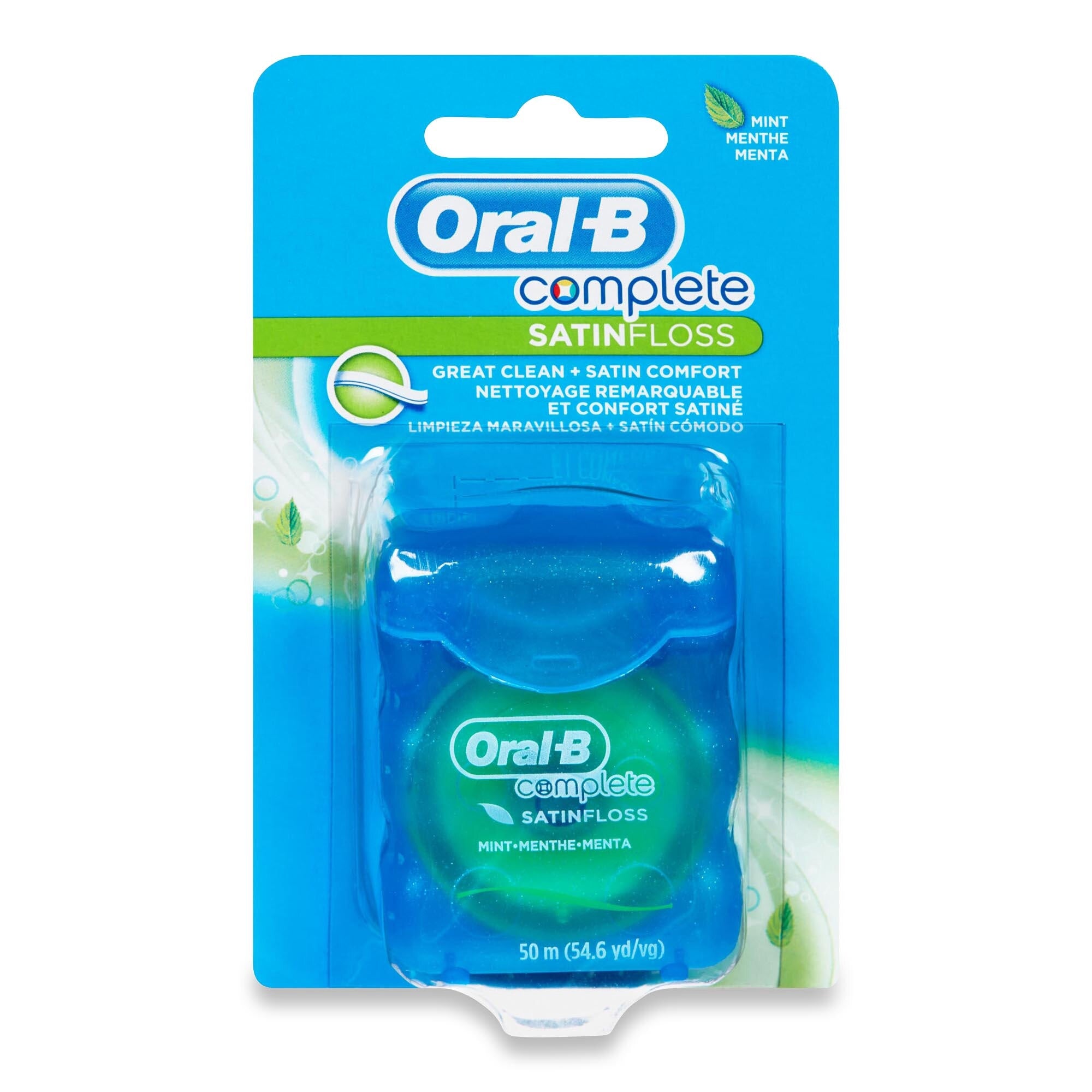 Oral-B Complete Mint Satin Floss, 50-m – Giant Tiger