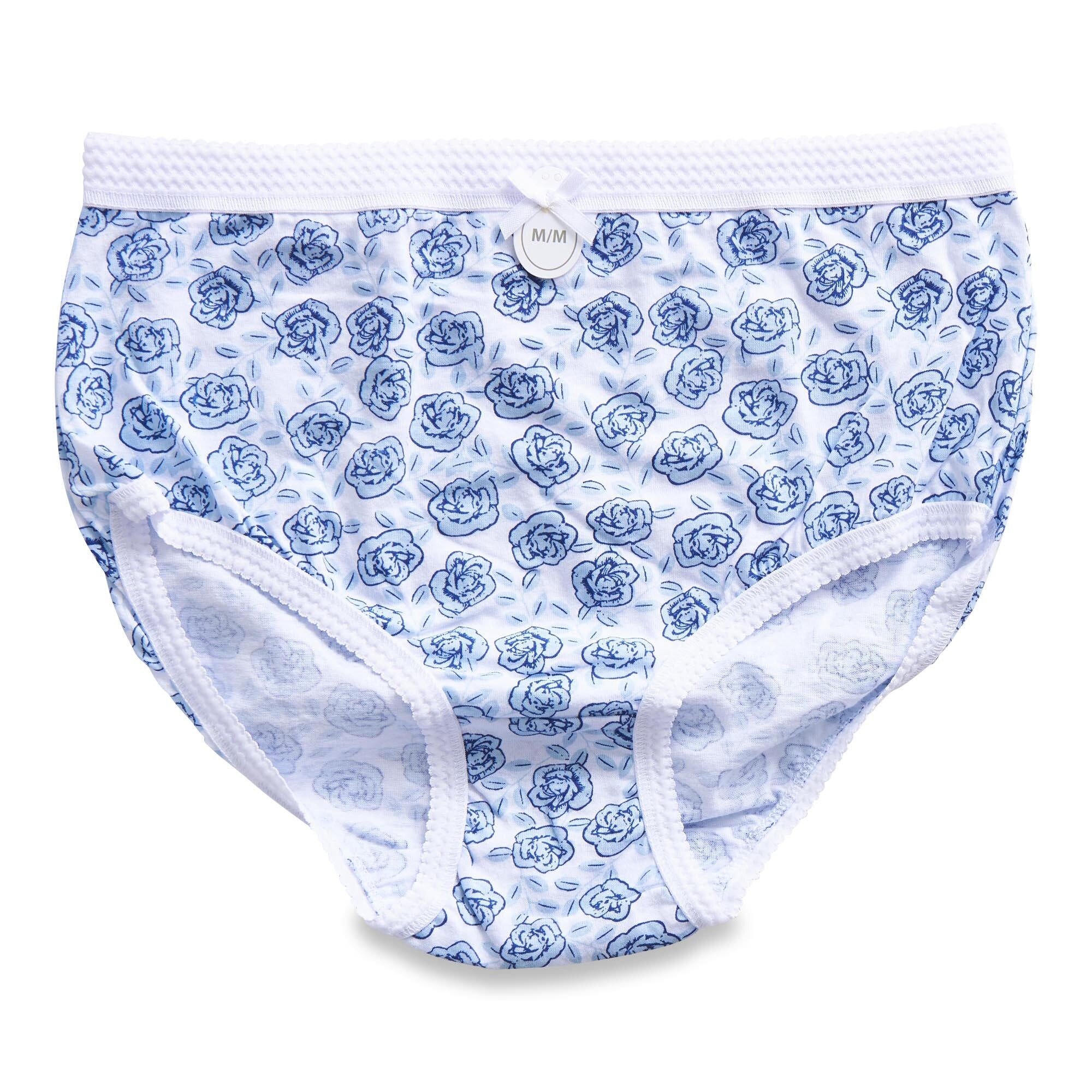  XWSM 4PCS Seniors Ladies Underwear 100% Cotton Briefs