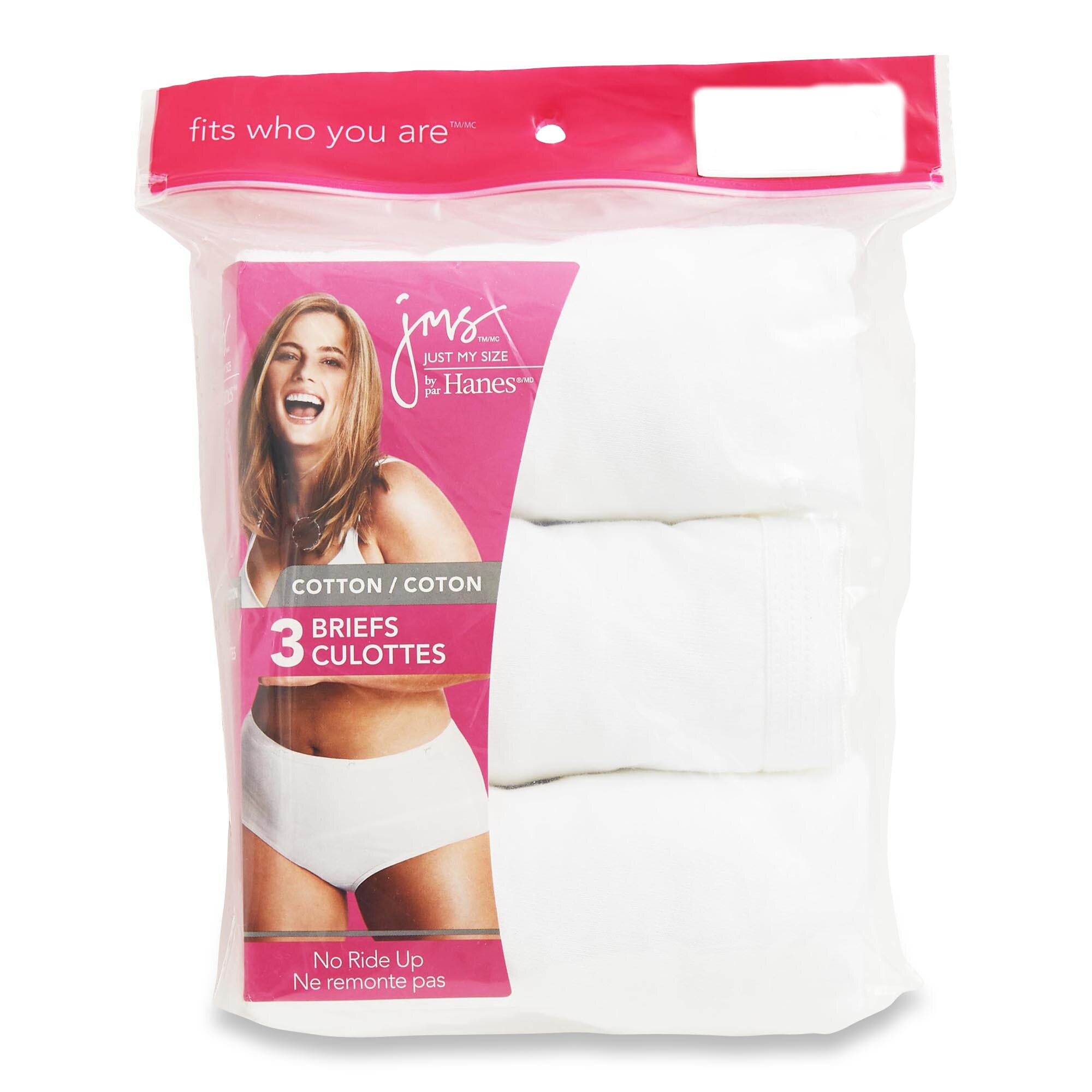 Just My Size Women's Plus Size Pure Comfort Cotton Brief Underwear, 6-Pack,  Assorted Color, 10 at  Women's Clothing store