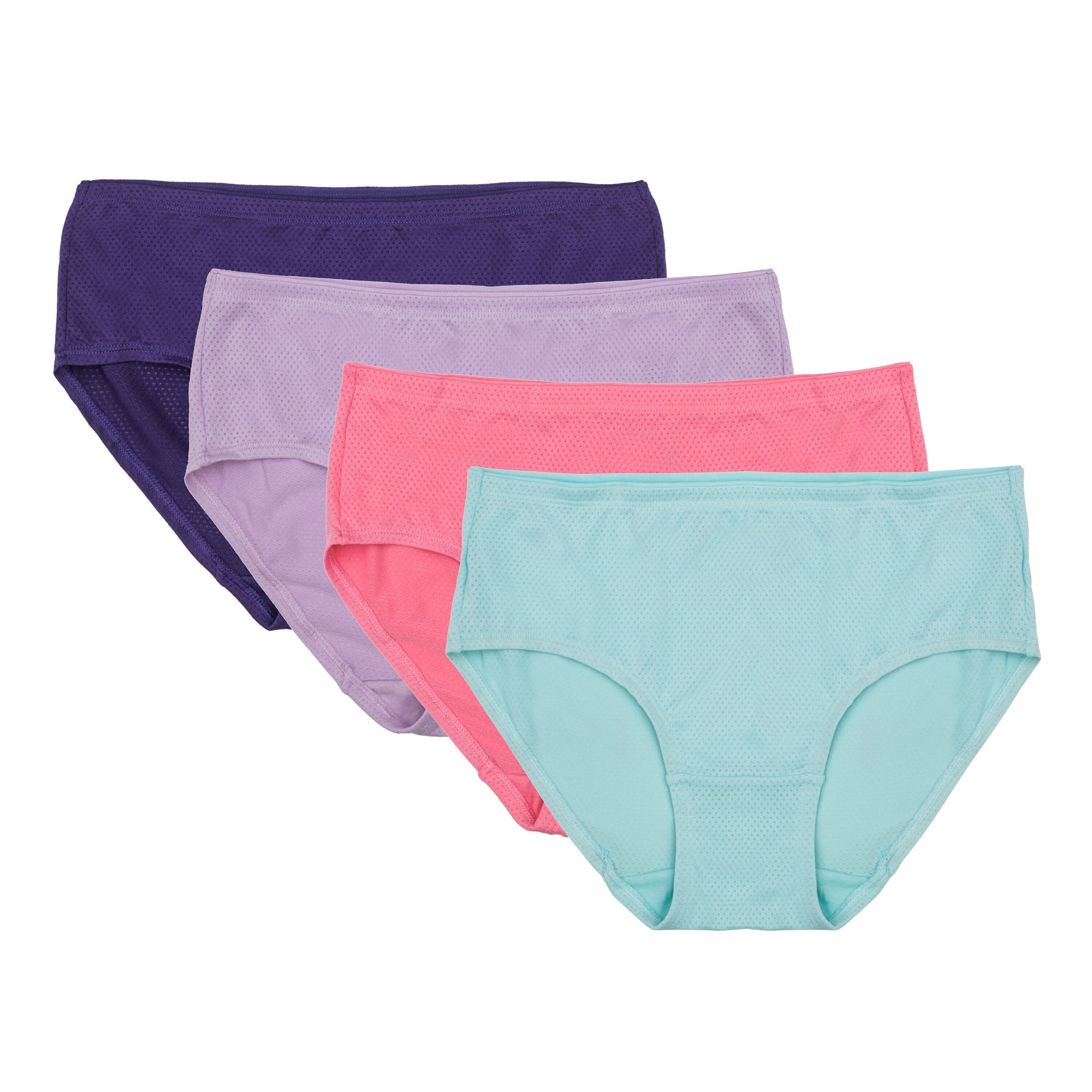Fruit Of The Loom Womens Breathable Micro-Mesh Bikini Panty 6 Pack, 8,  Assorted 