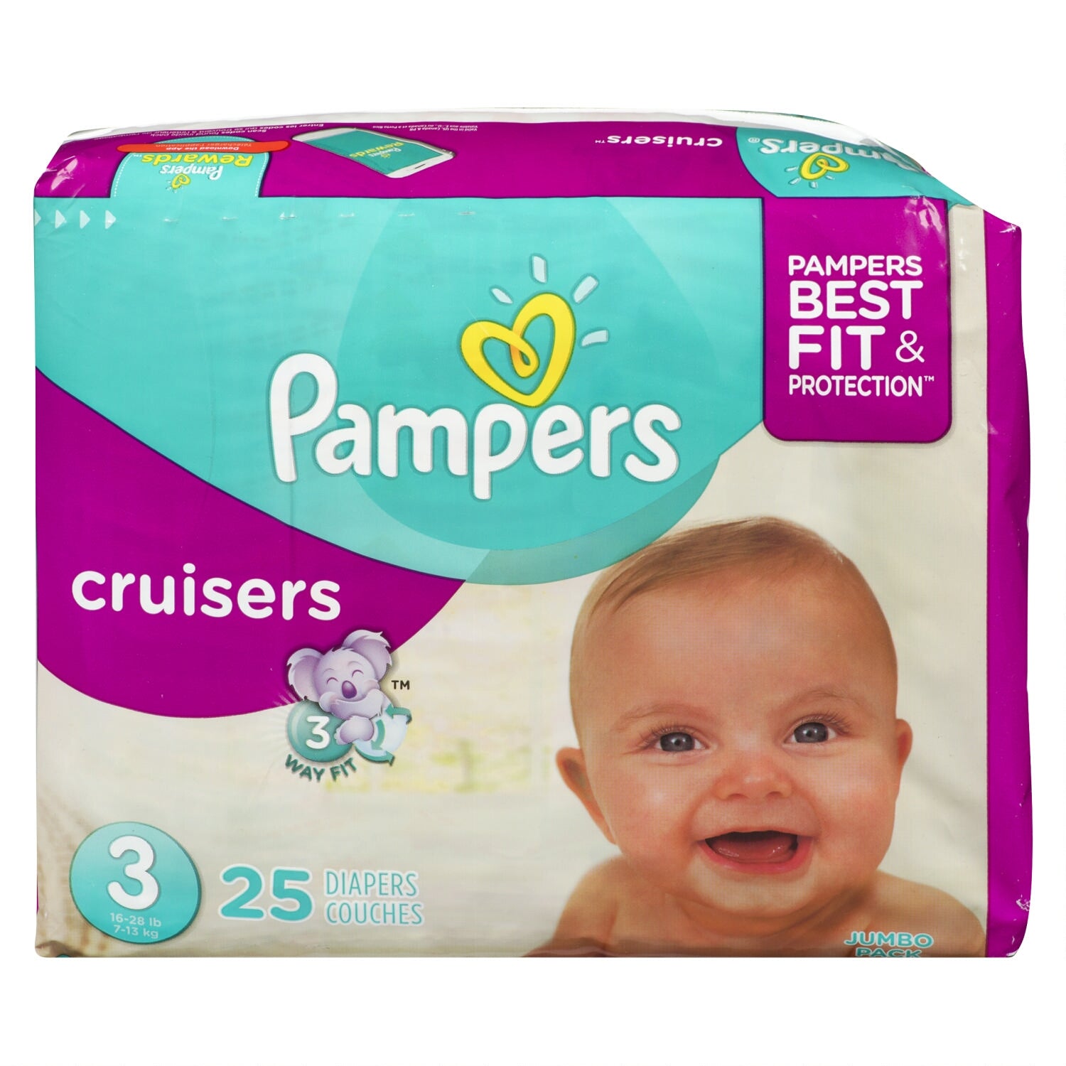 Pampers Cruisers Extra Absorbent Diapers 3 25 Pack Giant Tiger 8160