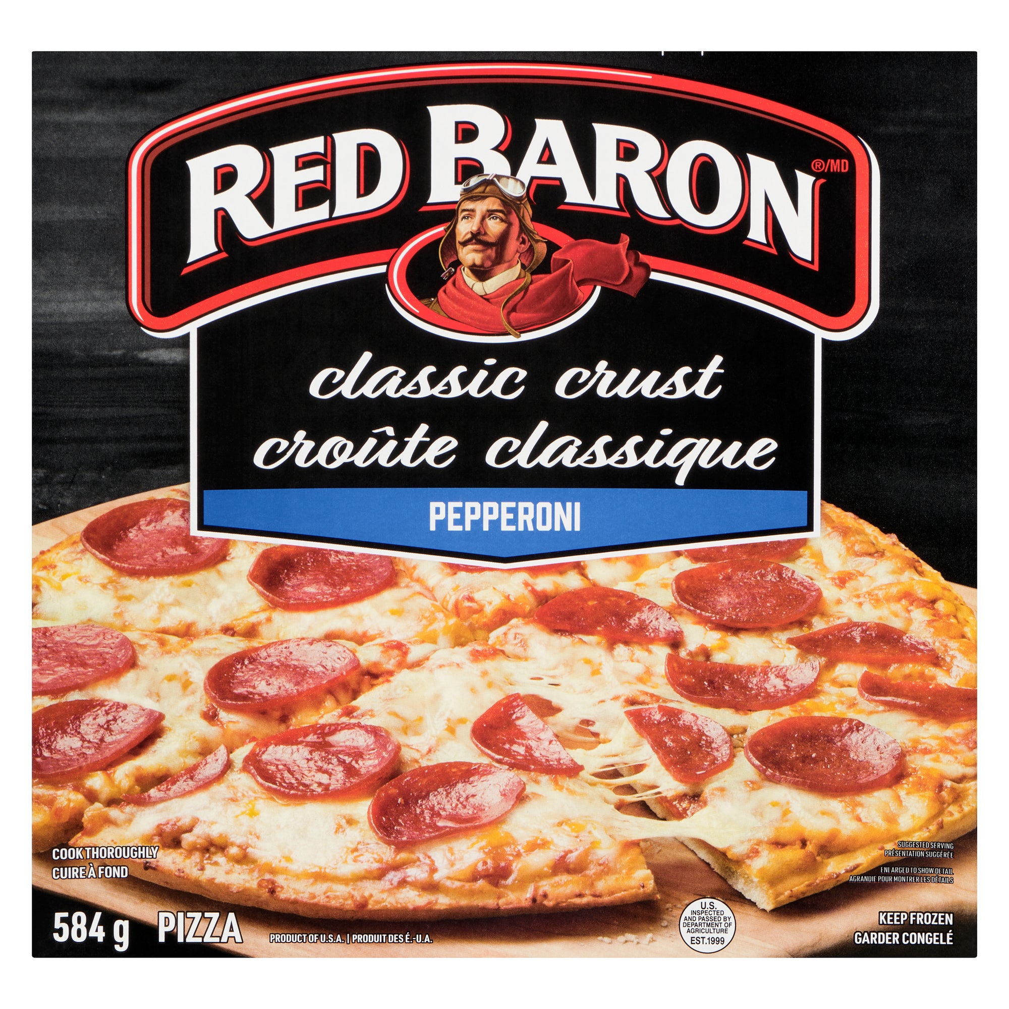 Red Baron Pizza Classic Crust Pepperoni, 584 g – Giant Tiger