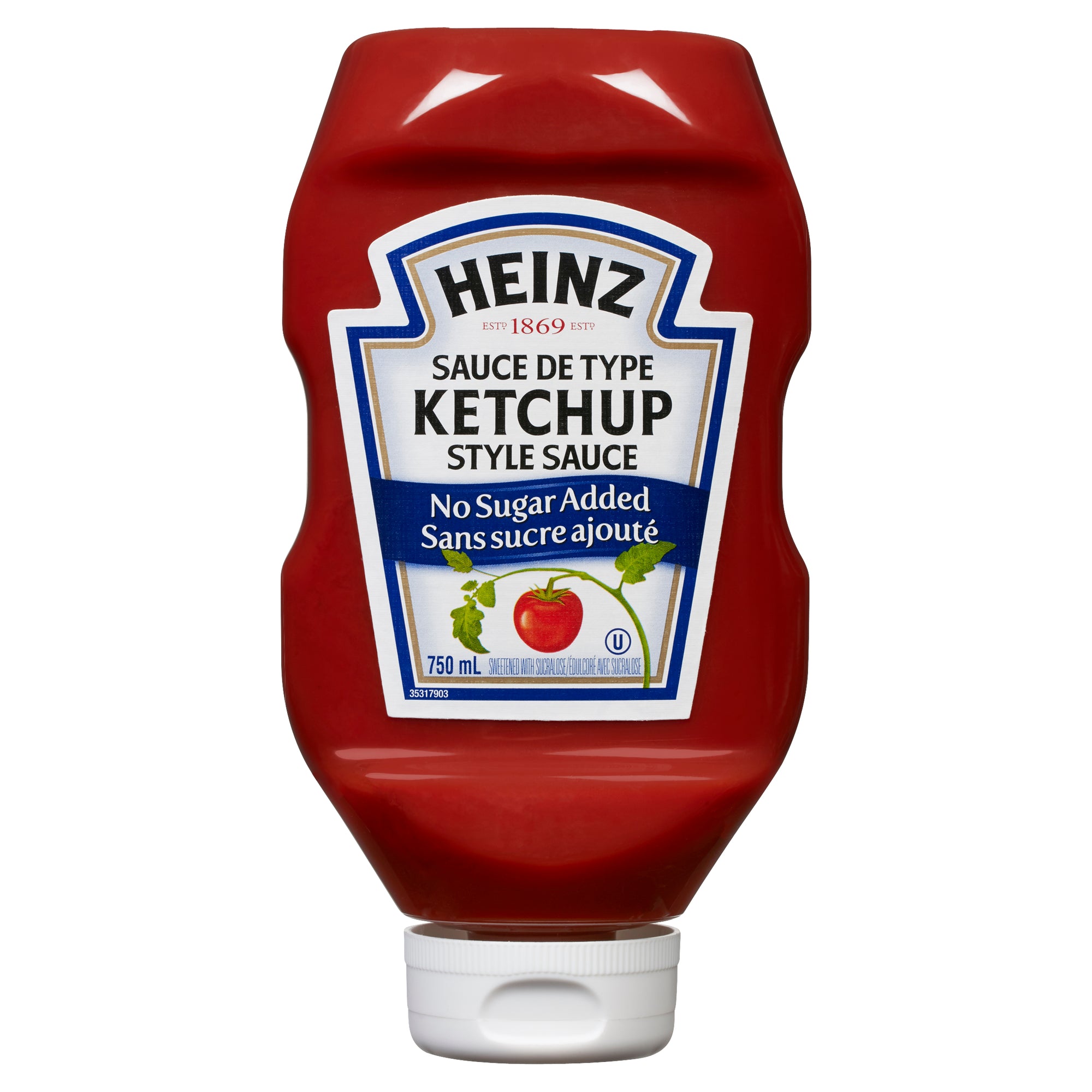 Heinz Ketchup No Sugar Added, 750 ml – Giant Tiger