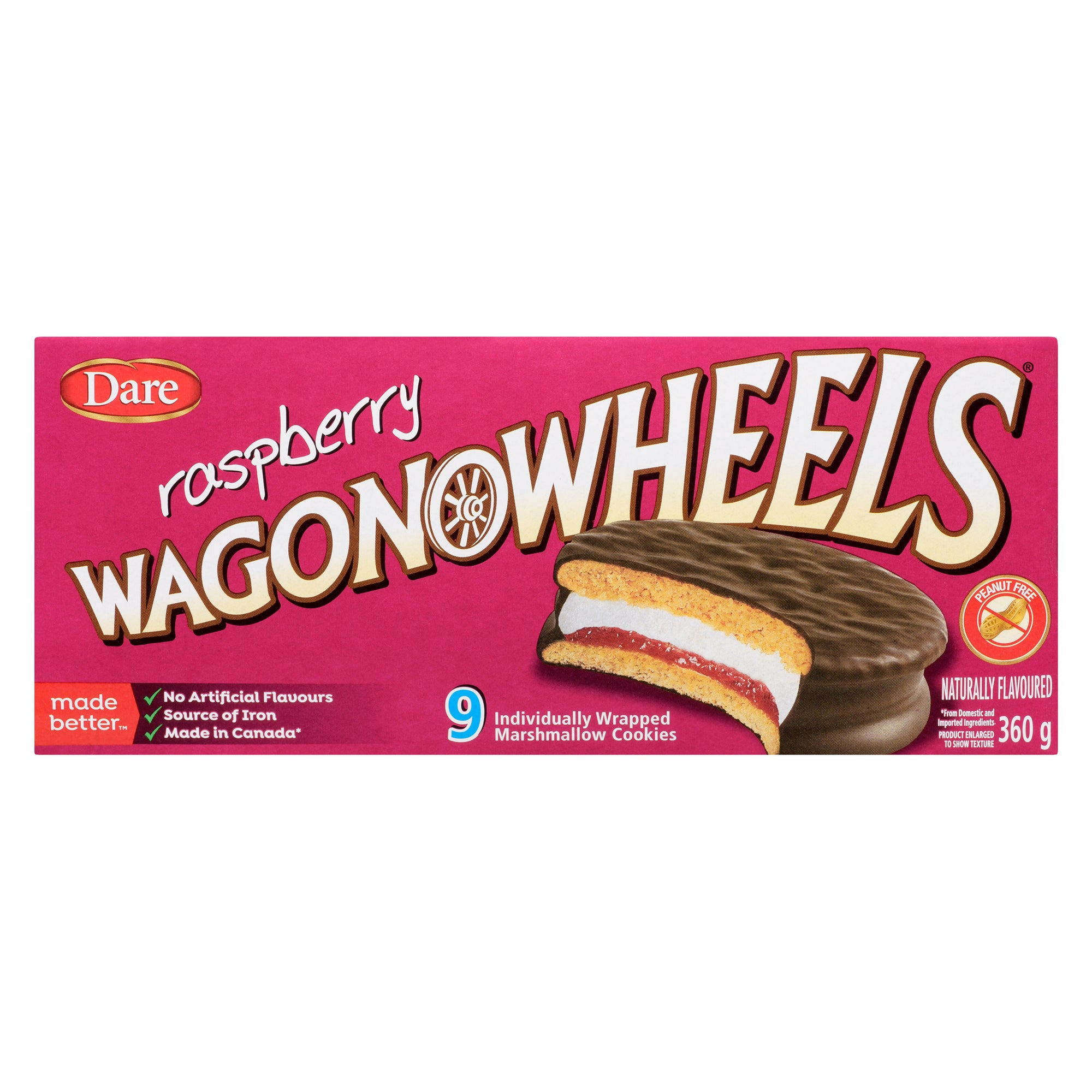 Raspberry Wagon Wheels - 360g – Giant Tiger