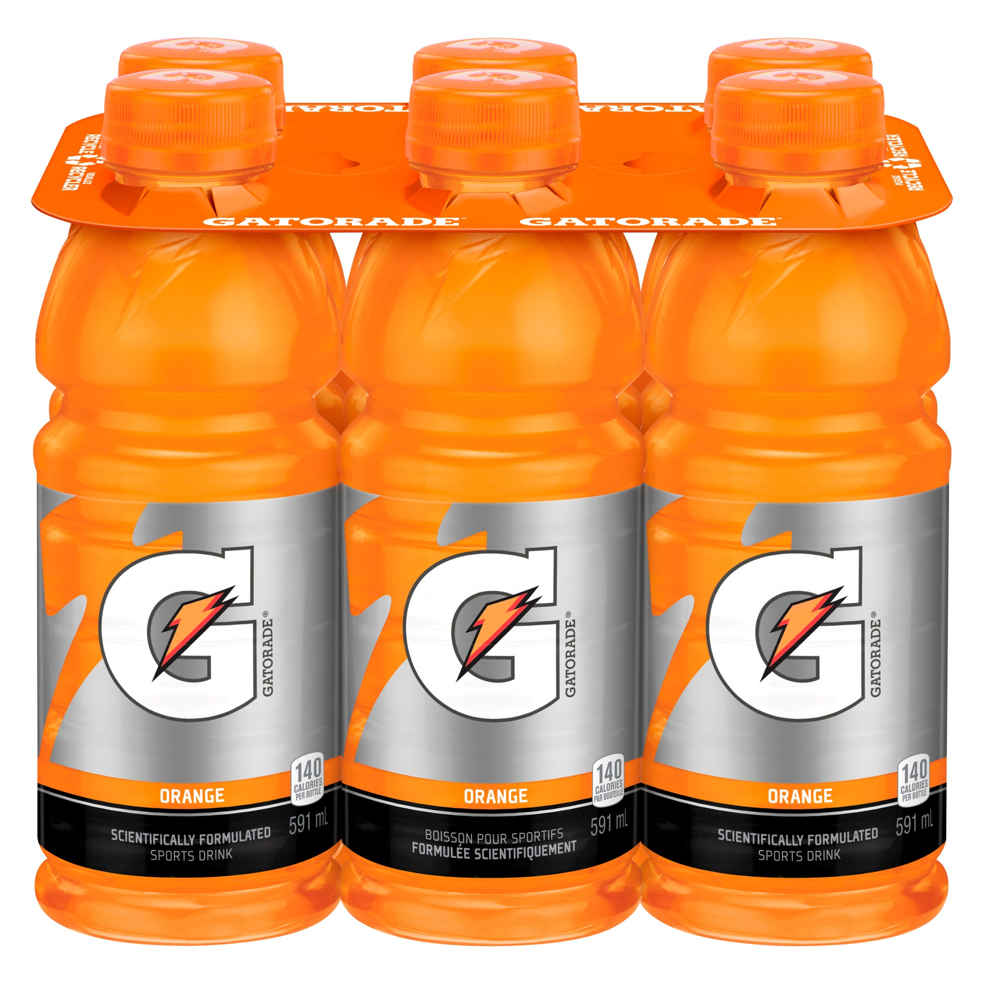 Gatorade Orange Sports Drink, 6-Pack, 591-ml – Giant Tiger