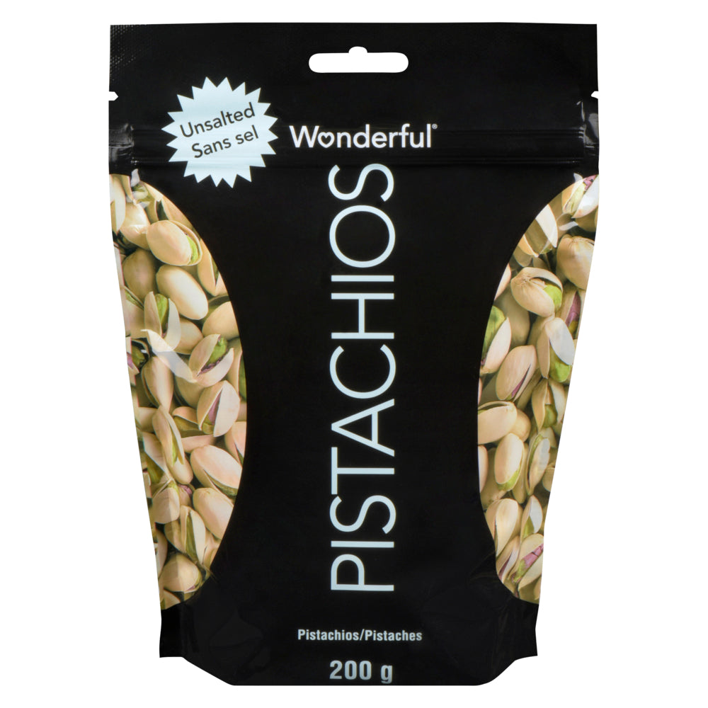 Wonderful Roasted Unsalted Pistachios - 200g – Giant Tiger