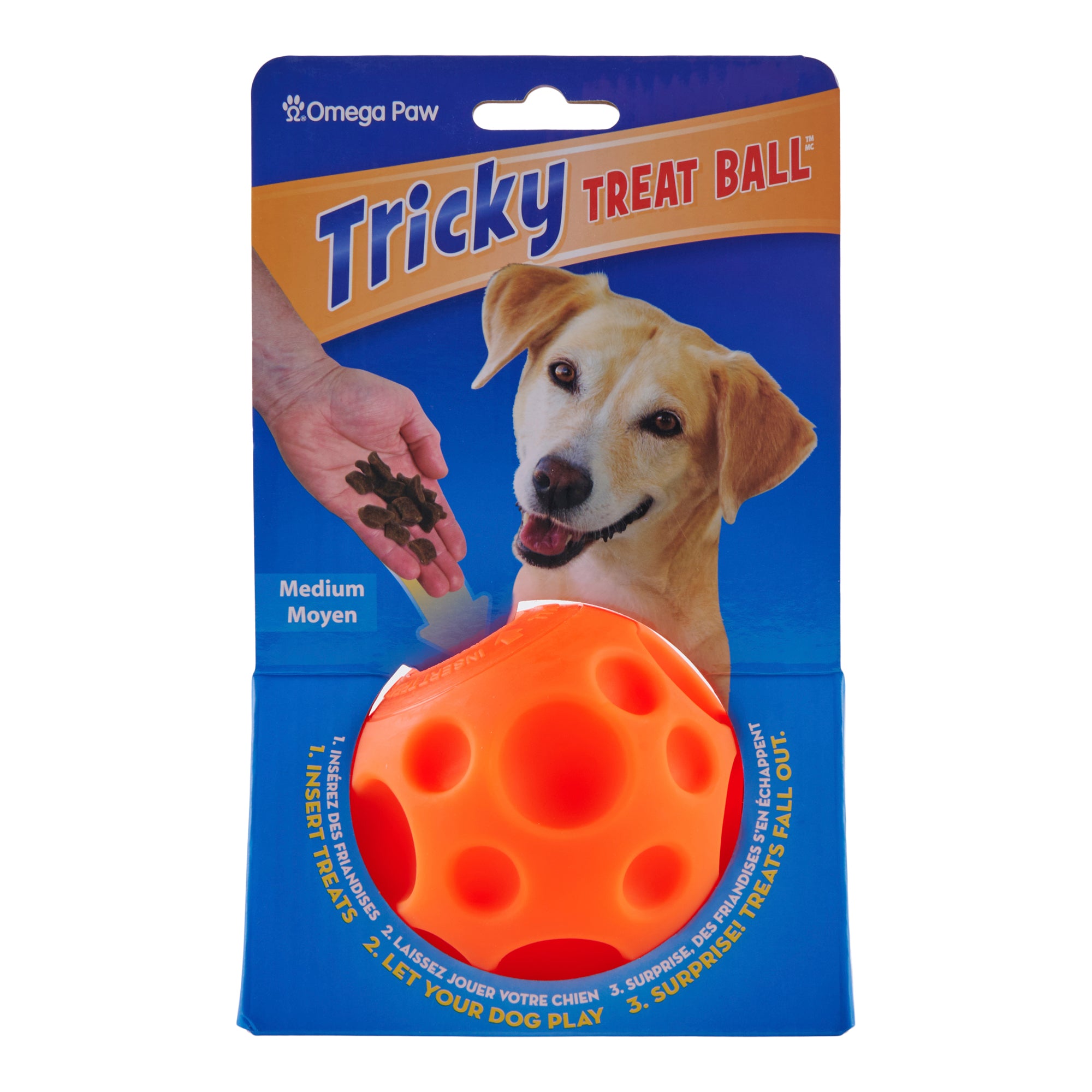 Omega Paw Tricky Treat Ball – Giant Tiger