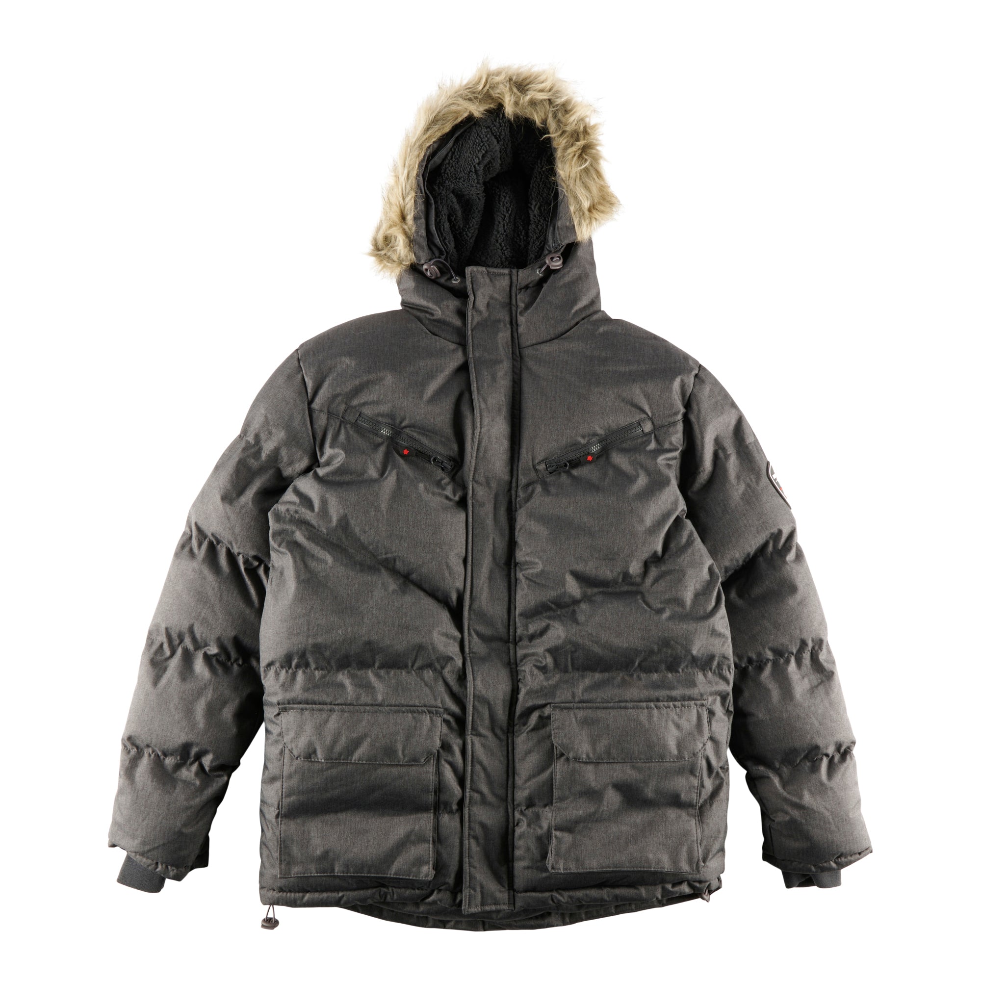 Mountain Ridge Men's Winter Parka with Faux Fur Lined Hood – Giant Tiger