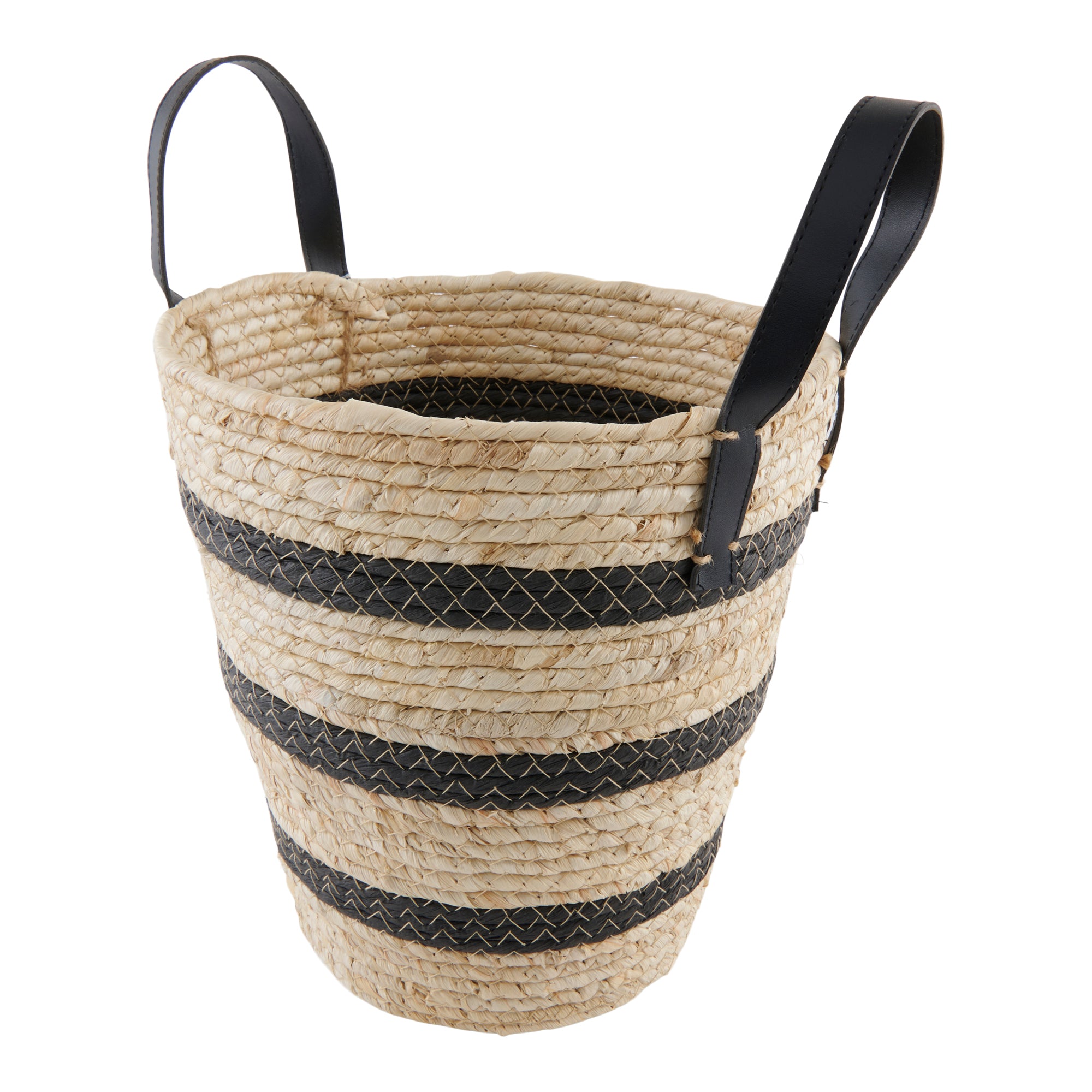 HomeStyles Stripe Grass Basket With Handles – Giant Tiger