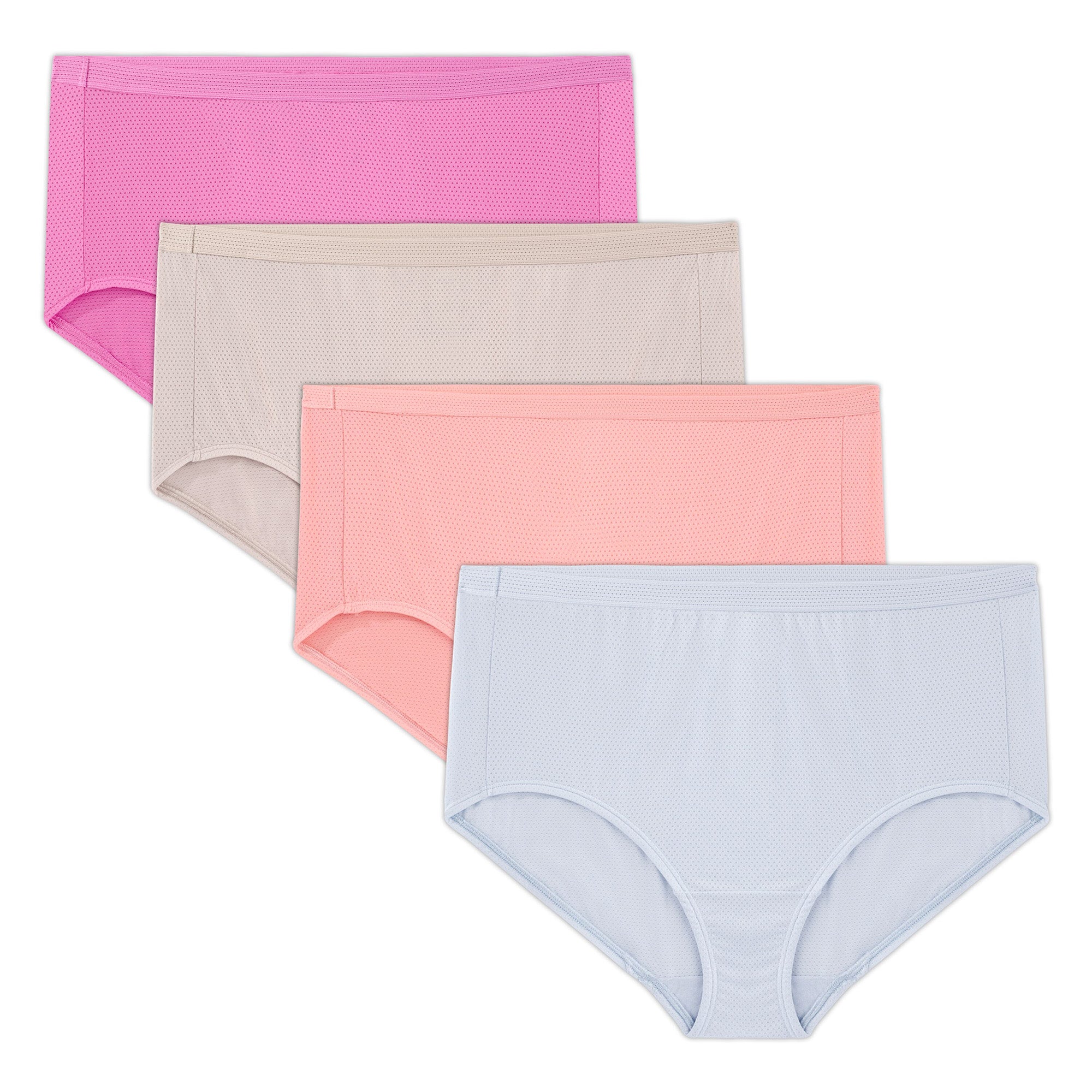 Fruit of the Loom Women's Fit for Me Cotton Briefs, 12, 4 Pack – Giant ...