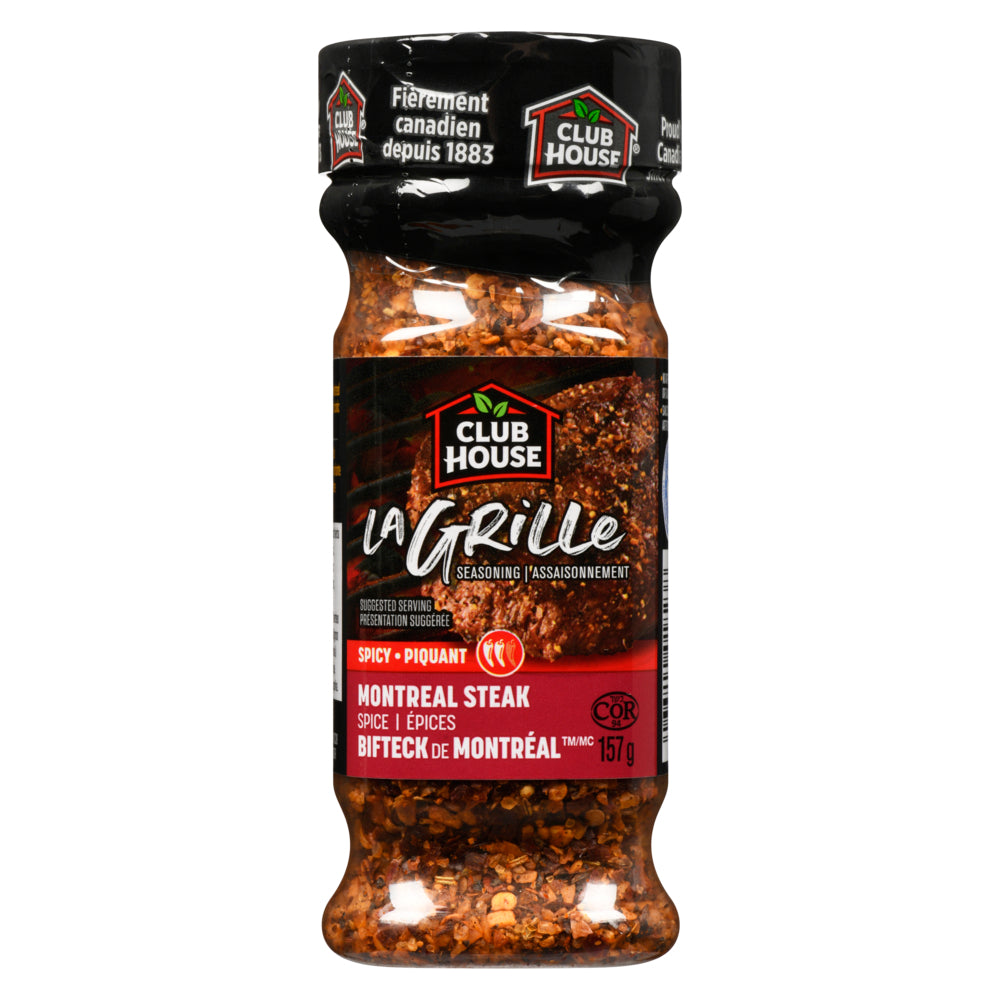 Club House La Grille Spicy Montreal Steak Spice Seasoning, 157-g ...