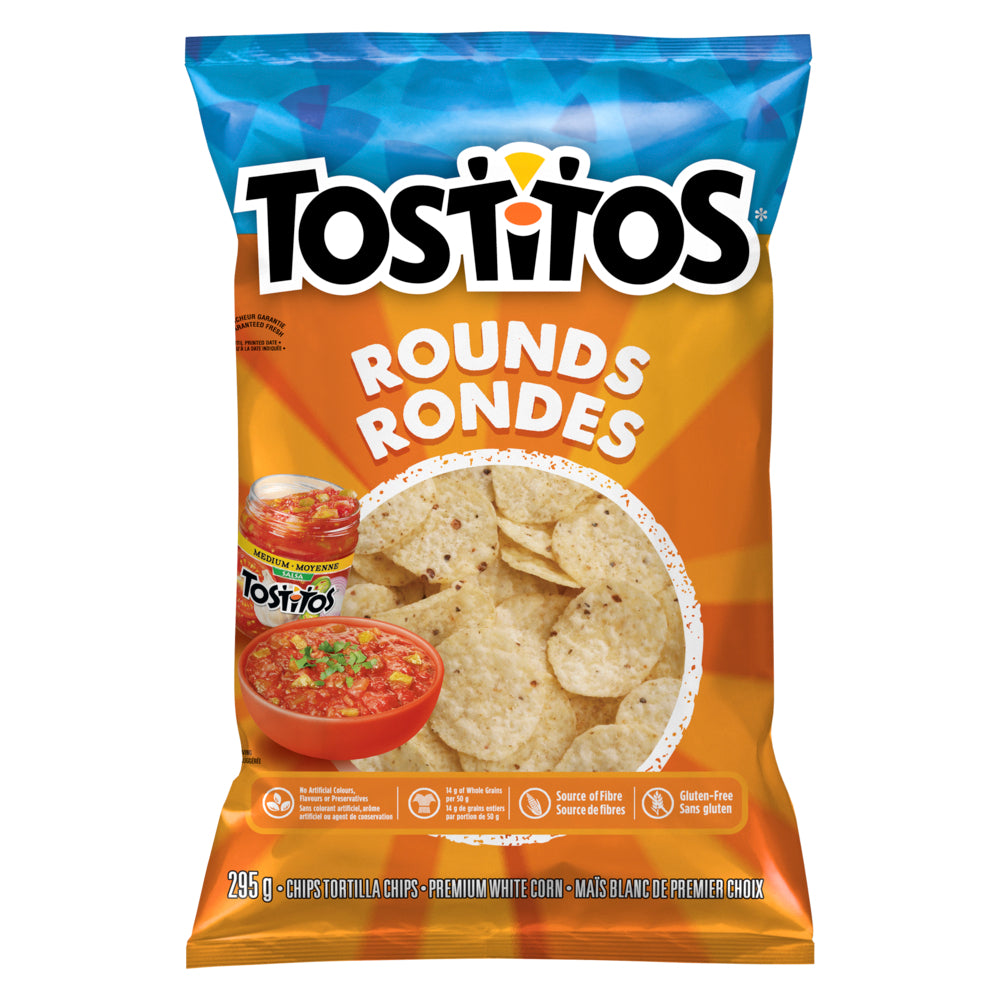 Tostitos Bite Size Rounds White Corn Tortilla Chips, 295-g – Giant Tiger