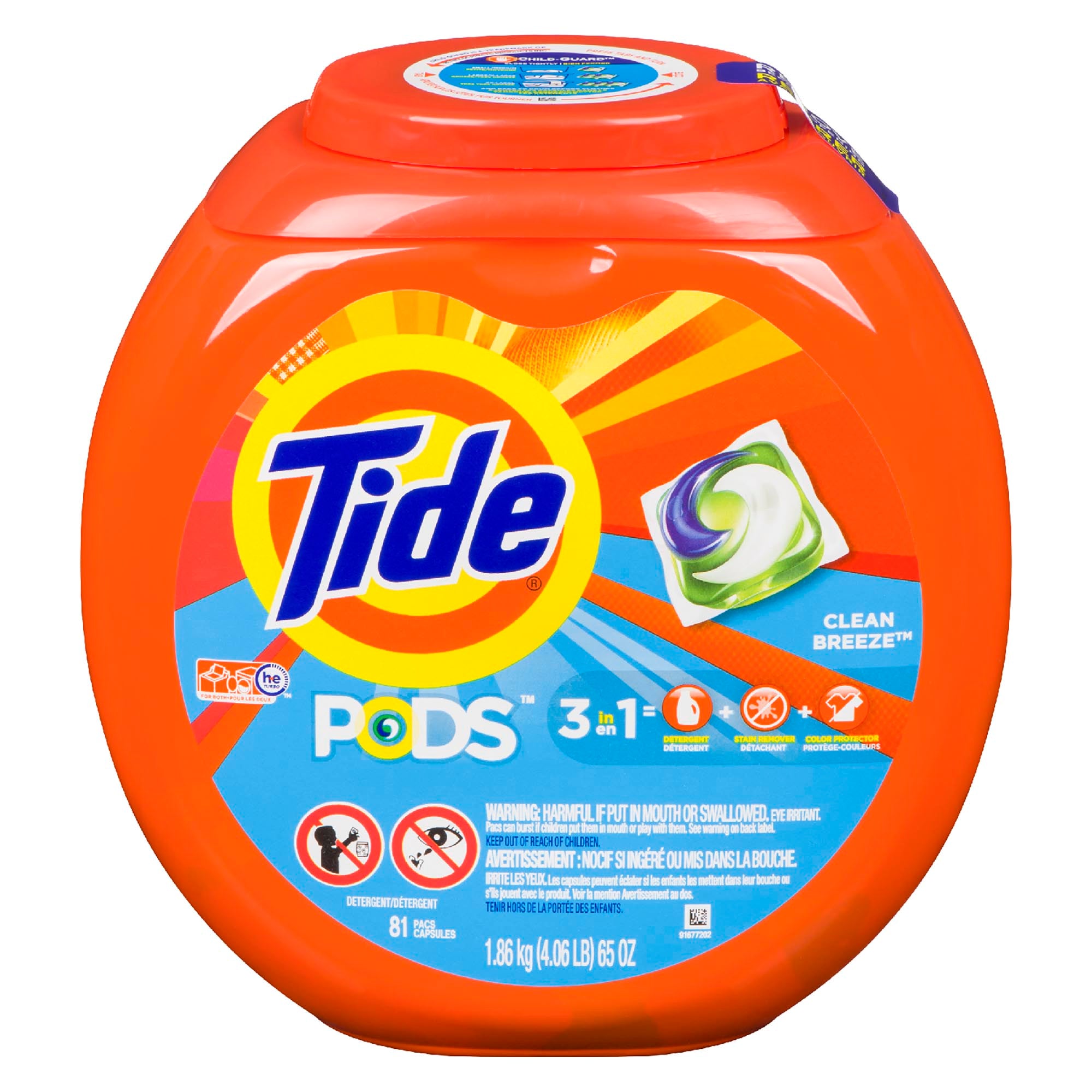 Tide Pods 3-in-1 Clean Breeze Laundry Detergent, 81-Pack – Giant Tiger