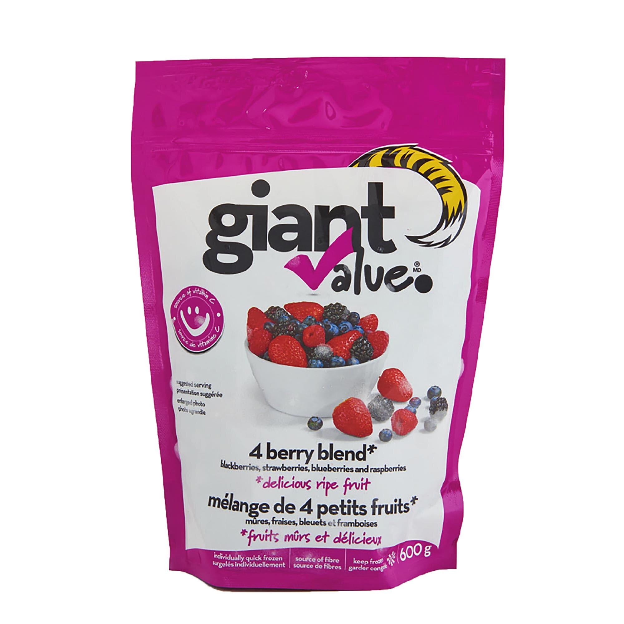 Giant Value Frozen 4 Berry Blend - 600g – Giant Tiger