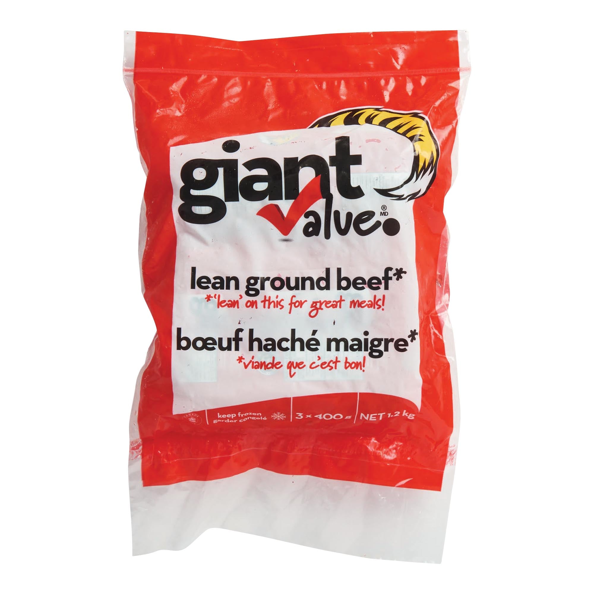 Giant Value Lean Ground Beef, 400-g – Giant Tiger